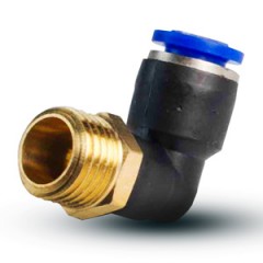 Фитинги трубок угловые наружная резьба PL